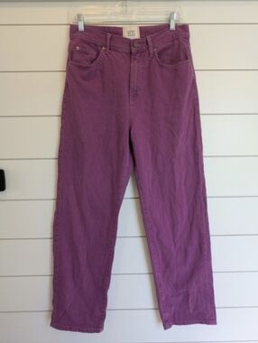BDG High-Rise Cowboy Jean Magenta Purple Straight Leg Size 30 Urban Outfitters